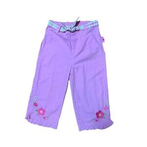 VTG 2006 Strawberry Shortcake Embroidered Pink Ruffle Pants 5T Berry Wear